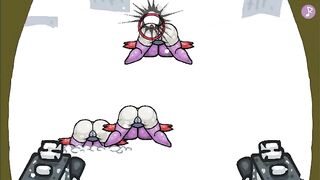 Super Zombie Hentai Shooter - post apocalipse girl stuck on the wall