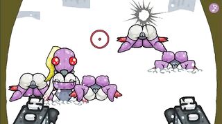 Super Zombie Hentai Shooter - post apocalipse girl stuck on the wall