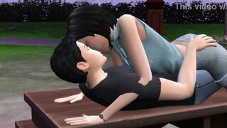 Vlogger Films Herself Getting Fucked By Her Boyfriend In Public - sims 4 - 3D animation