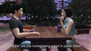 Vlogger Films Herself Getting Fucked By Her Boyfriend In Public - sims 4 - 3D animation