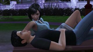 Vlogger Films Herself Getting Fucked By Her Boyfriend In Public - sims 4 - 3D animation