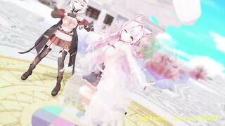 noVR mmd KoyoriChloe Dance 3d hololive Hentai