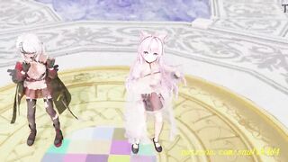 noVR mmd KoyoriChloe Dance 3d hololive Hentai