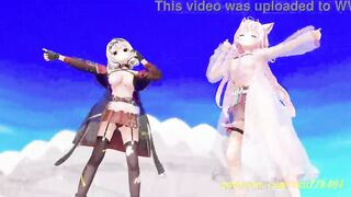 noVR mmd KoyoriChloe Dance 3d hololive Hentai