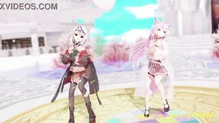 noVR mmd KoyoriChloe Dance 3d hololive Hentai
