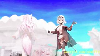 noVR mmd KoyoriChloe Dance 3d hololive Hentai