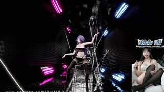 sexy KPOP dance time!!! big boobs Honkai Star Rail hentai ft Acheron x Love Me like that