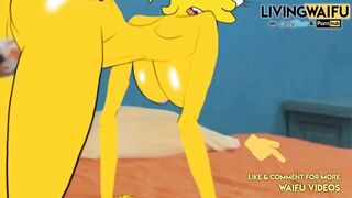 ADULT LISA SIMPSON PRESIDENT - 2D Cartoon Real Waifu #1 DOGGYSTYLE Big ANIMATION Ass Booty Cosplay