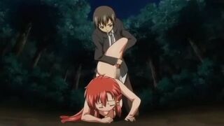 Anime Girl Gets Pounder Hard and Creampied in the Woods [part 2]
