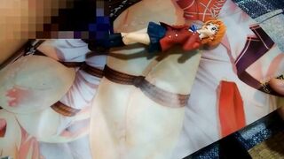 Figure Bukkake Japanese Nerdy Anime Hentai Masturbation Semen Heroine PrettyCure CureBlack