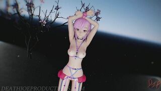 MMD R18 Sexy Pink Misaka Bondage Bikini - Crab Rave - 1078