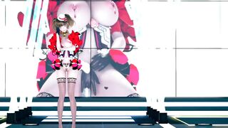 3D Animation Idol in Slut Suit on the Stage Sexy Dance MMD