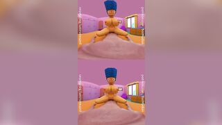 Simpsons Porn - Marge Simpson Rides YOU Cowgirl Style in VR