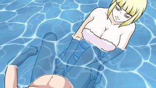 Naruto - Ninja Naruto Trainer - Part 47 - Samui Handjob in the Pool by LoveSkySanX