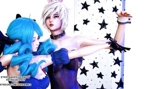 [MMD] BEAST & HYUNA - Trouble Maker Gwen Riven Sexy Hot Dance