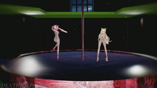 MMD R18 Nude Sexy Luka and Lily - Ai Dee 1089