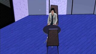 Lesbian Sex with a Doctor at the Reception | Cartoon Porn Games