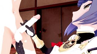 Kujou Sara Genshin Impact 3D Hentai Part 2/9