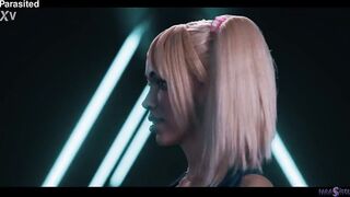 Cosplay Lesbian Sex - Octokuro & Matty Mila Get Possessed for Alien Parasite Girl on Girl Action