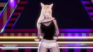 [MMD] Sistar - Touch my body Ahri Sexy Kpop Dance League of Legends Uncensored Hentai 4K 60FPS