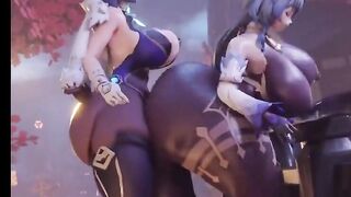 genshin impact futanari fuck on public hentai animated futa 60fps