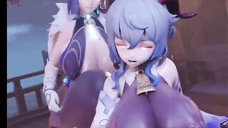 genshin impact futanari fuck on public hentai animated futa 60fps