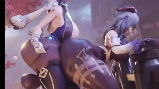 genshin impact futanari fuck on public hentai animated futa 60fps