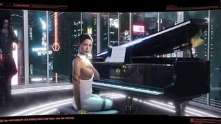 Cyberpunk 2077 Meredith Stout Sex Scene - Never Fade Away Sex Scene