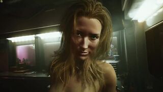 Cyberpunk 2077 Meredith Stout Sex Scene - Never Fade Away Sex Scene