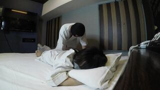 変態女子大生に性感マッサージを施術してみたww（japanese Hentai）