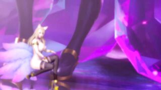 [MMD] K/DA - the Baddest Ahri Nude Dance Uncensored 3D