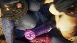 Busty Furry FUTANARI Girls Likes Big Monster Cock 3D Porn Game RPG Carnal Instinct