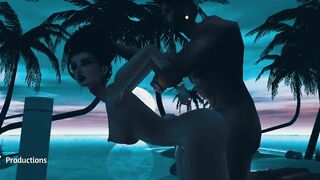 Z- Threesome on the Beach / J Chill out Island IMVU