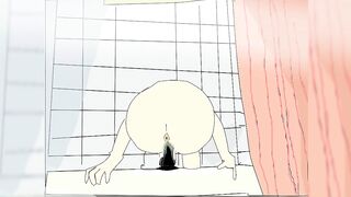 Cartoon Sex, Grirl in the Shower
