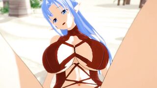 3D Hentai Sword Art Online Big Tits Asuna Yuuki