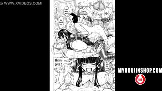 MyDoujinShop - Nyotengu Wearing a Sexy Catwoman Suit Pulls Out Her Tits & Dominates You!!! Hentai Comic