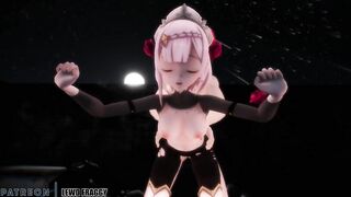 Genshin Impact - Noelle Alley Doggy Sex [UNCENSORED HENTAI 4K MMD]