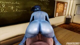 (POV) PERFECTLY SHAPED SUCCUBUS IN THE SCHOOL CLASS WANTS TO RIDE YOUR COCK