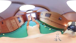 VR 360° Stretching Exercises on the Pool Table | Pre Workout Stretches