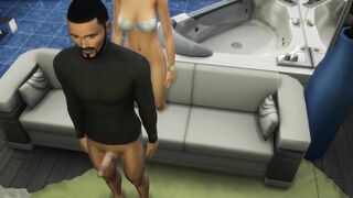 Sims 4 - Big Brother Wicked Edition Ep3: keep it down Shes still Ing