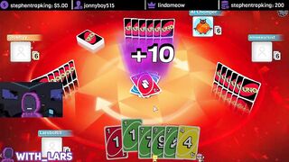 Uno never Ends well - Board Game Shenanigans - Uno Gameplay - Twitch: With_Lars