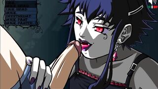 Umeko Gentle Vampire - Gothic Vampire Sucks Cock