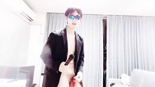【個人撮影】全裸カラオケ② 　日本人変態素人大学生が歌う、EXILE 【ふたつの唇】　（ちんザイル）　ちんこ