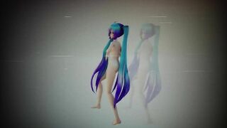 MMD R18+ 4k Miku Micro Bikini Expectations [with Effects]