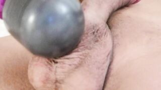 Cumshot with Vibe to my Balls was Nice Fuck!