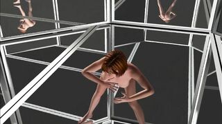 Scarlett Johansson 3d Dancing in a Room of Mirrors
