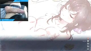 Chasing Tails -a Promise in the Snow-. Nude Anime Girl June Bathes in the Bathroom