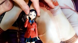 PrettyCure CureWhite Heroine Figure Bukkake Japanese Nerdy Anime Hentai　masturbation Semen