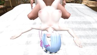 3D Hentai Rezero Rem Sex