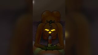 Halloween Pumpkin Babe Sucks your Soul Dry